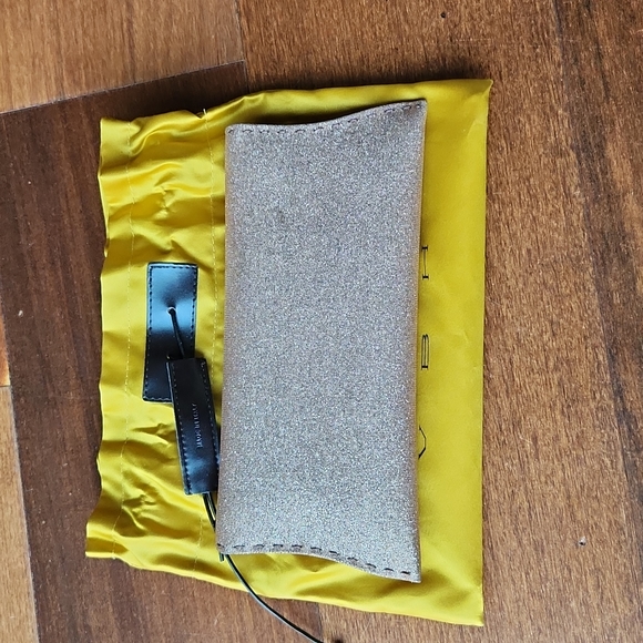 VBH gold glitter First Edition envelope clutch - Picture 2 of 4